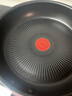 特福（Tefal）国标I级不粘锅平底锅 有钛强化煎锅牛排煎蛋锅 燃气灶电磁炉通用 2-3人【原装锅铲+锅盖】 26cm 实拍图
