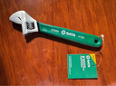 世达（SATA）沾塑欧式活动扳手8活动扳手47250汽修机修活动扳手 实拍图