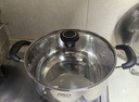 爱仕达（ASD）汤锅 304不锈钢小汤锅 蒸锅复底炖煮锅 20CM燃气电磁炉通用奶锅B1 实拍图