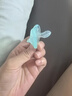 NUK德国进口全硅胶婴儿蓝/绿色安抚奶嘴6到18个月两个装防胀气防龅牙 实拍图