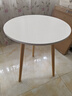 酷林KULIN茶几边桌边几小桌子北欧简约家用小圆桌咖啡桌 白色单桌 60*72cm 实拍图
