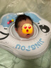 鲸保婴儿游泳圈0-12个月脖圈 新生儿游泳圈宝宝洗澡颈圈K5012蓝色大码 实拍图