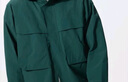 优衣库男装女装防风连帽外套/夹克户外休闲25秋冬新款478231 58 深绿色 L 实拍图