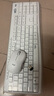 罗技（Logitech）MK295 键鼠套装 无线键鼠套装 办公键鼠套装 轻音键鼠套装 全尺寸 带无线2.4G接收器 白 实拍图