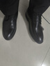 卡帝乐鳄鱼（CARTELO）软牛皮男士皮鞋商务正装鞋男内增高男鞋加绒皮鞋男9585 黑色 40 实拍图