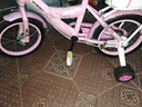 鑫旺彤自行车儿童3-6-10岁单车男女童轻便脚踏车辅助轮5岁女孩车公主车 粉色【加宽加大坦克轮】 14寸 适合身高95-115cm 实拍图