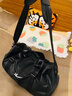 回力大容量旅行包男干湿分离手提出差行李包轻便健身短途旅游斜挎包 黑色+灰色青蛙挂件【干湿分离/独立鞋仓】 实拍图
