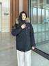 波司登（BOSIDENG）反季极寒鹅绒羽绒服男女情侣同款加厚大毛领保暖抗风外套 黑色8056 -充绒量+30%左右-700+高蓬鹅绒 S 160/84A 体重约100-110斤-卡码拍大 实拍图
