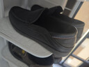 红蜻蜓休闲鞋男秋冬透气软底商务一脚蹬男士休闲鞋皮鞋WTA7423黑色39 实拍图