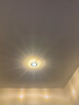 欧普（OPPLE）LED水晶筒灯嵌入式孔灯吊顶灯客厅过道玄关走廊 4.5瓦开孔7-8.5cm 实拍图