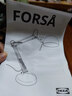 宜家（IKEA）FORSA芙萨台灯书桌灯办公桌可调节装饰简约寝室床头灯 银色+灯泡 E14 实拍图