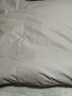 无印良品100%白鹅羽毛绒丝被子冬被约6.6斤【填充2000g】220*240cm扭花灰 实拍图