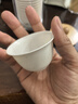 PAKCHOICE一次性功夫茶杯60ml可降解稻壳茶杯高档耐热品茗茶杯 96只+杯架 实拍图