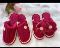 利达妮（TZLDN）【买一送一】结婚拖鞋女红色一对情侣新郎新娘新婚喜庆保暖棉拖鞋 新娘+新郎【心选蝴蝶结】 38-39 女+42-43男 实拍图