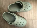 朴西沙滩休闲洞洞鞋女士EVA厚底增高情侣凉鞋男 薄荷曼波 35-36  实拍图