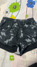佑游游泳裤男速干防尴尬温泉速干游泳馆沙滩裤泳裤三件套24020黑色2XL 实拍图