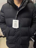 坦博尔羽绒服男新款宽松加大休闲保暖加厚可脱卸帽冬商务外套TAF510505D 黑色升级 L (175) 实拍图
