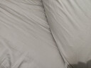 MIDO HOUSE铭都60支长绒棉纯棉贡缎纯色床单被套床上四件套薄暮灰1.5m床单款 实拍图