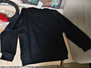 鸿星尔克卫衣男秋冬季新款加绒保暖休闲跑步运动服上衣套头衫长袖卫衣男装 【2013】正黑-立型科技 2XL 实拍图