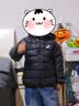 亚瑟士（asics）童装冬季儿童柔软舒适三防轻薄保暖羽绒服【高充绒量】 黑色 清洁度1000-鸭绒 120 充绒量62.4g 实拍图