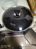 炊大皇炒锅不粘锅易洁轻油多用平底煎炒锅电磁炉通用炒菜锅32cmB50069 实拍图