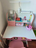 益威（EIEV）儿童学习桌椅套装 中小学生写字桌椅 可升降书桌椅课桌书柜写字台 旗舰学习书桌+升级追背椅-公主粉 实拍图