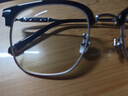 蔡司（ZEISS）近视眼镜片男款散光可配度数防蓝光辐射变色纯钛合金半框理工斯文 黑枪色【YICHAO眼镜架】 配德国蔡司1.60视特耐高清镜片 实拍图