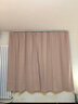 金蝉窗帘遮光卧室客厅轨道挂钩窗帘家用遮光布防晒 水晶玫瑰 150*200 实拍图