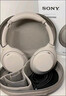 索尼（SONY） WH-1000XM4 头戴式无线耳机 蓝牙降噪耳机 网课游戏适用耳麦礼物送男女友学生 铂金银 实拍图