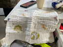 十月结晶【重复副链】婴儿口水巾 婴儿纱布毛巾 纯棉6层水洗小方巾2条 实拍图