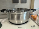 美厨（maxcook）汤锅 304不锈钢汤锅汤煲22cm 加厚复合底 燃气炉电磁炉通用YC-22 实拍图