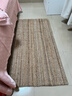 IKEA宜家LOHALS鲁哈斯平织地毯黄麻天然耐用客厅地垫现代简约 自然色地毯80x150cm+防滑垫70x140cm 实拍图