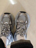 骆驼（CAMEL）老爹鞋男款银月舒适厚底增高休闲鞋 L24A283742AM 灰/枪/黑 44  实拍图