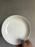 瓷侠客盘子菜盘家用白色骨瓷餐具碟子陶瓷餐盘套装骨碟饺子盘深盘饭盘 8英寸常用菜盘（10个装） 20.6cm 实拍图