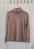 优衣库女装HEATTECH摇粒绒两翻领套头衫/长袖25秋冬新款479608 32 深米色 L /160/88A 实拍图