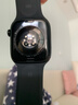 Apple/苹果 Watch S11 智能手表GPS+蜂窝款46毫米亮黑色铝金属表壳黑色运动型表带S/M MFD94CH/B 实拍图