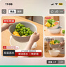 京东京造 双层沥水篮洗菜盆水果篮盆筛 实拍图