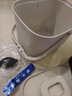 宅轻松茶桶茶渣桶垃圾过滤排水桶茶台废水桶功夫茶具配件办公茶桶白6.5L 实拍图