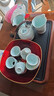 京东京造 茶具整套 功夫茶具套装茶壶茶杯茶盘 影青墨山12件【礼盒装】 实拍图