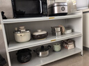 佳帮手厨房用具置物架落地微波炉收纳多层防尘储物柜多功能橱柜长120cm 实拍图