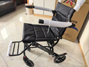 初邦小型轮椅轻便折叠老人旅行手推车减震年轻人骨折超轻代步车康复用 实拍图