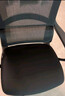 得力（deli）Fold系列工学双背椅 人体工学椅 扶手折叠卧室收纳家居椅 黑 实拍图