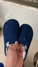 回力日系柔软情侣棉拖秋冬家居室内保暖棉鞋男款HL0006蓝色42-43码 实拍图