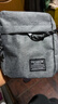 男士单肩包多层小背包轻便通勤休闲户外男斜挎包 灰色 实拍图