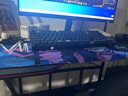 奥伦福特  电脑桌台式家用电竞游戏桌办公书桌简约书房写字桌子 碳纤维纹路单桌-80*60 升级款电竞桌 实拍图