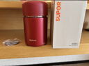 苏泊尔焖烧杯316L不锈钢焖烧壶食品级保温饭盒男女士真空保温杯闷烧壶罐 自带餐勺-优雅红800mL 实拍图