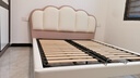 全友家居 奶油风皮艺床头软包靠背女孩公主床1.8米×2米儿童双人大床 实拍图