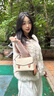 CinvaiKrose【吴倩同款】包包女包2025新款斜挎包剑桥包手提包生日圣诞节礼物 米色【送女友老婆女生礼物走心实用】 实拍图