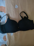 曼妮芬【2件装】光面无痕聚拢内衣无钢圈小胸聚拢 2件装 黑+肤 80B （轻盈中模杯） 实拍图