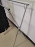 全品屋晾衣架落地不锈钢免安装家用室内户外折叠晾衣杆移动挂衣架晒被子 加固款【双杆】1.6米可伸缩+礼包 实拍图